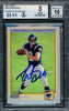 Drew Brees Autographed 2001 Topps Rookie Card #328 San Diego Chargers BGS 8 Auto Grade Gem Mint 10 Beckett BAS Stock #216468