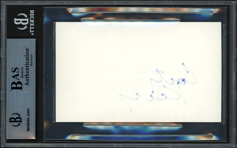 Cortez Kennedy Autographed 3x5 Index Card Seattle Seahawks Vintage Signature Beckett BAS #15502103