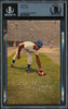 Jim Gilliam Autographed 1959 Mirro-Krome Postcard Los Angeles Dodgers (Damaged Signature) Beckett BAS #15502263