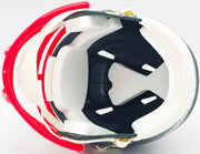Chevy Chase Autographed Christmas Vacation Black Speed Mini Helmet Beckett BAS Witness Stock #232845