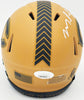 Montez Sweat Autographed Chicago Bears Camo Brown Salute to Service Speed Mini Helmet JSA Stock #232851
