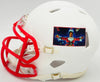 Chevy Chase Autographed Christmas Vacation White Speed Mini Helmet Beckett BAS Witness Stock #232844