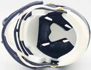Chevy Chase Autographed Chicago Bears Blue Speed Mini Helmet Christmas Vacation Logo Beckett BAS Witness Stock #232843