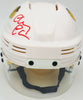 Chevy Chase Autographed Chicago Blackhawks White Speed Mini Helmet Christmas Vacation Logo Beckett BAS Witness Stock #232842
