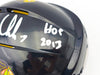 Chris Chelios Autographed Chicago Blackhawks Black Mini Helmet "HOF 2013" Beckett BAS Witness Stock #232837