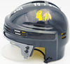 Chris Chelios Autographed Chicago Blackhawks Black Mini Helmet "HOF 2013" Beckett BAS Witness Stock #232837