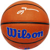 Allen Iverson Autographed Philadelphia 76ers Logo Basketball Beckett BAS Witness Stock #232870