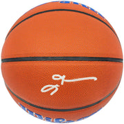 Allen Iverson Autographed Philadelphia 76ers Logo Basketball Beckett BAS Witness Stock #232870