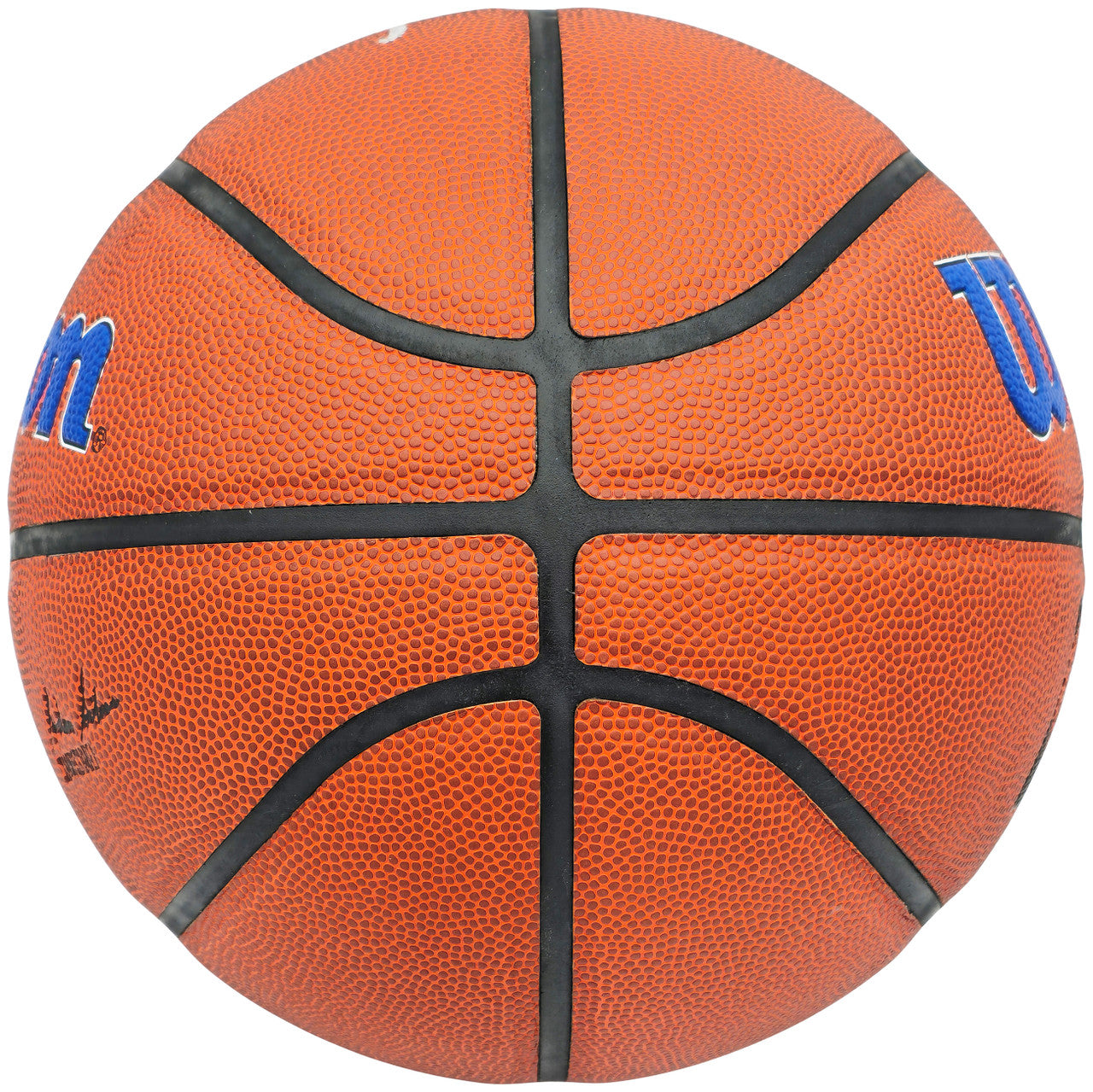 Allen Iverson Autographed Philadelphia 76ers Logo Basketball Beckett BAS Witness Stock #232870