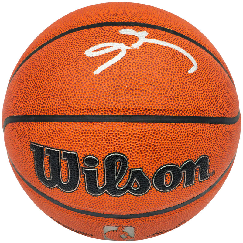 Allen Iverson Autographed Signature Series Indoor/Outdoor Basketball Philadelphia 76ers Beckett BAS Witness Stock #232869