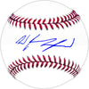 Wyatt Langford Autographed Official MLB Baseball Texas Rangers Fanatics and MLB Holo Stock #232808