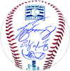Ken Griffey Jr., Ichiro Suzuki & Edgar Martinez Autographed Official Hall of Fame HOF Logo MLB Baseball Seattle Mariners IS Holo & Beckett BAS Witness Stock #232835