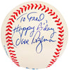 Dave Rozema Autographed Official AL Baseball Detroit Tigers "To Fred Happ B'day" Beckett BAS #BJ009012
