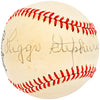 Riggs Stephenson Autographed Official Feeney NL Baseball Chicago Cubs Vintage Signature Beckett BAS #BH038051