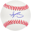 Dustin May Autographed Official MLB Baseball Los Angeles Dodgers Fanatics Holo #JD830988