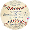 Harry Geisel Autographed Official AL Harridge Baseball MLB Umpire Vintage 1932 Signature PSA/DNA & Beckett BAS #AC56444