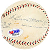 Harry Geisel Autographed Official AL Harridge Baseball MLB Umpire Vintage 1932 Signature PSA/DNA & Beckett BAS #AC56444