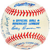 1987 Seattle Mariners Team Signed Autographed Official AL Baseball With 19 Signatures SKU #220705