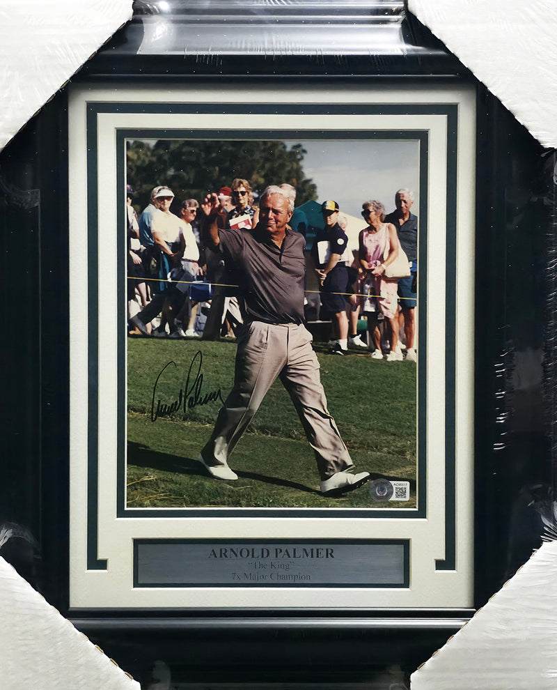 Arnold Palmer Autographed Framed 8x10 Photo Beckett BAS #AC95517