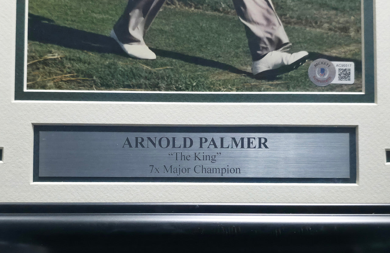 Arnold Palmer Autographed Framed 8x10 Photo Beckett BAS #AC95517