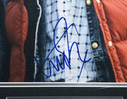 Michael J. Fox Autographed Framed 16x20 Photo Back to the Future (Damaged) Beckett BAS Witness #2W276348