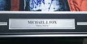 Michael J. Fox Autographed Framed 16x20 Photo Back to the Future (Damaged) Beckett BAS Witness #2W276348