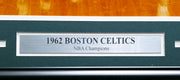 1962 Boston Celtics Team Autographed Framed 18x24 Photo With 11 Signatures Including Bill Russell & Red Auerbach Beckett BAS #AE31379