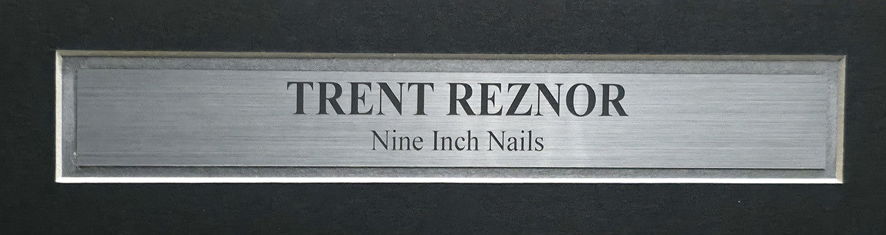 Trent Reznor Autographed Framed 11x14 Photo Nine Inch Nails Singer Beckett BAS #AC95437