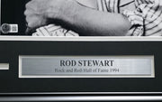Rod Stewart Autographed Framed 11x14 Photo Beckett BAS #AE31835