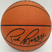 Rick Barry Autographed Spalding NBA Leather Game Basketball Golden State Warriors Beckett BAS QR #BS30420