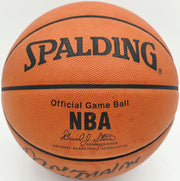 Moses Malone Autographed Spalding NBA Leather Game Basketball Philadelphia 76ers "#2" Beckett BAS QR #BS30419