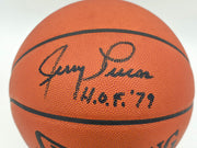 Jerry Lucas Autographed Spalding NBA Leather Game Basketball New York Knicks "HOF 79" Beckett BAS QR #BS30431