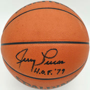 Jerry Lucas Autographed Spalding NBA Leather Game Basketball New York Knicks "HOF 79" Beckett BAS QR #BS30431