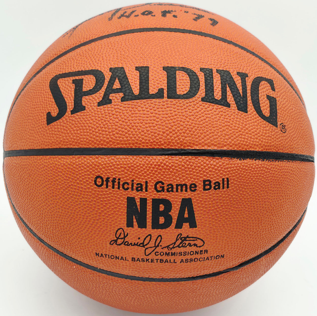 Jerry Lucas Autographed Spalding NBA Leather Game Basketball New York Knicks "HOF 79" Beckett BAS QR #BS30431