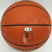 George Gervin Autographed Spalding NBA Leather Game Basketball San Antonio Spurs "Iceman #44" Beckett BAS QR #BS30435