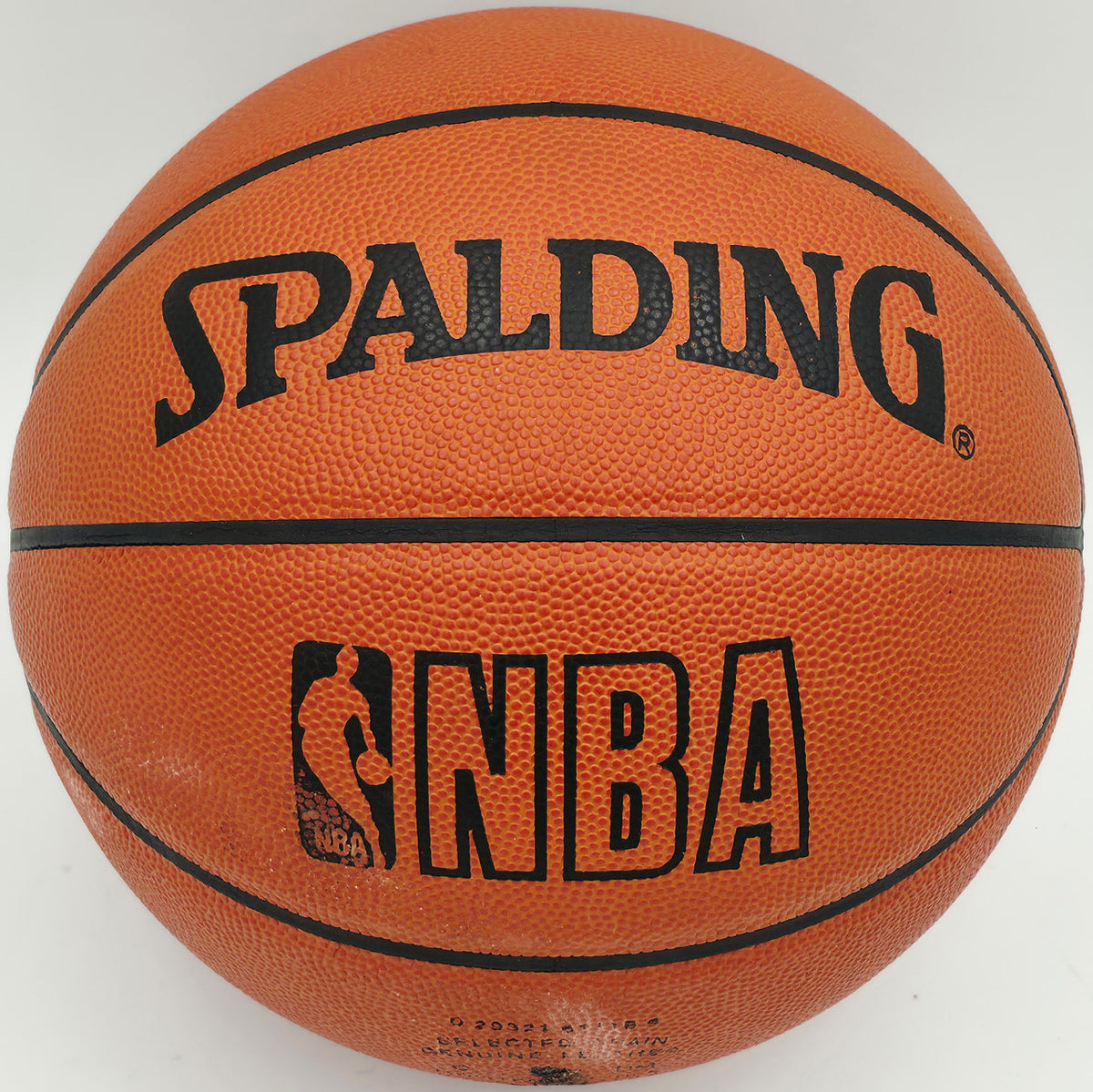 George Gervin Autographed Spalding NBA Leather Game Basketball San Antonio Spurs "Iceman #44" Beckett BAS QR #BS30435