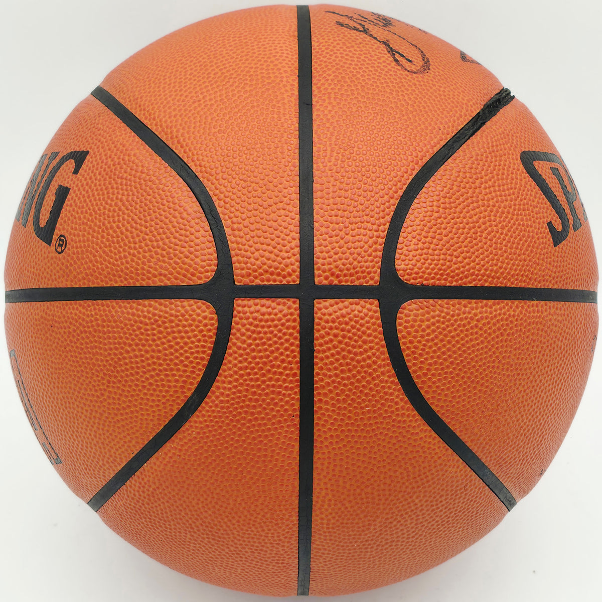 George Gervin Autographed Spalding NBA Leather Game Basketball San Antonio Spurs "Iceman #44" Beckett BAS QR #BS30435