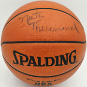 Nate Thurmond Autographed Spalding NBA Leather Game Basketball Golden State Warriors Beckett BAS QR #BS30430