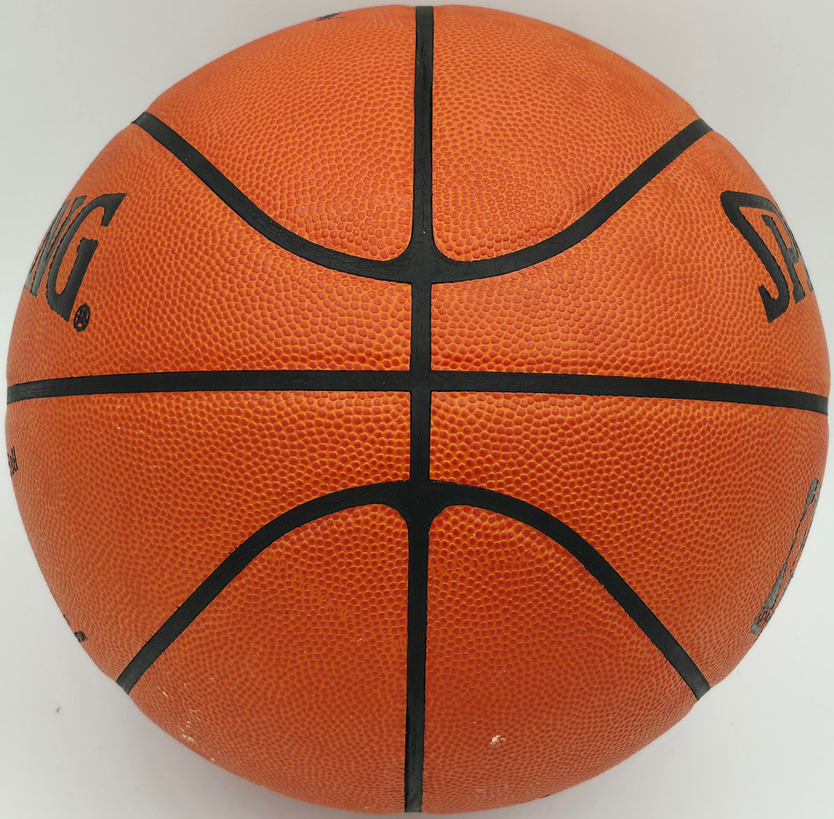 George Mikan Autographed Spalding NBA Leather Game Basketball Minneapolis Lakers Beckett BAS QR #BS30426