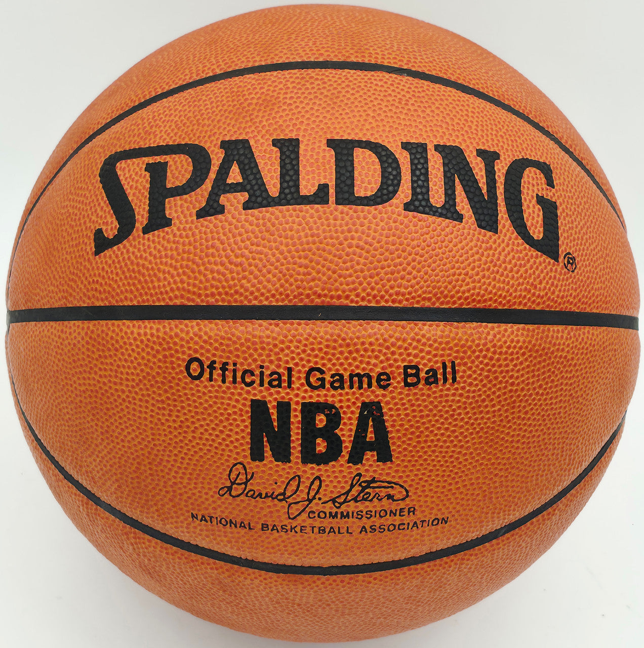 James Worthy Autographed Spalding NBA Leather Game Basketball Los Angeles Lakers Beckett BAS QR #BS30424