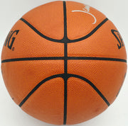James Worthy Autographed Spalding NBA Leather Game Basketball Los Angeles Lakers Beckett BAS QR #BS30424