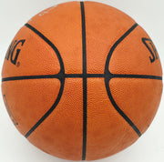 James Worthy Autographed Spalding NBA Leather Game Basketball Los Angeles Lakers Beckett BAS QR #BS30424