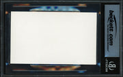 Roger Staubach Autographed 3x5 Index Card Dallas Cowboys Beckett BAS #18284414