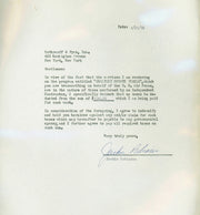 Jackie Robinson Autographed 1956 Greatest Sports Thrill Contract Brooklyn Dodgers Auto Grade Mint 9 Beckett BAS #18284163