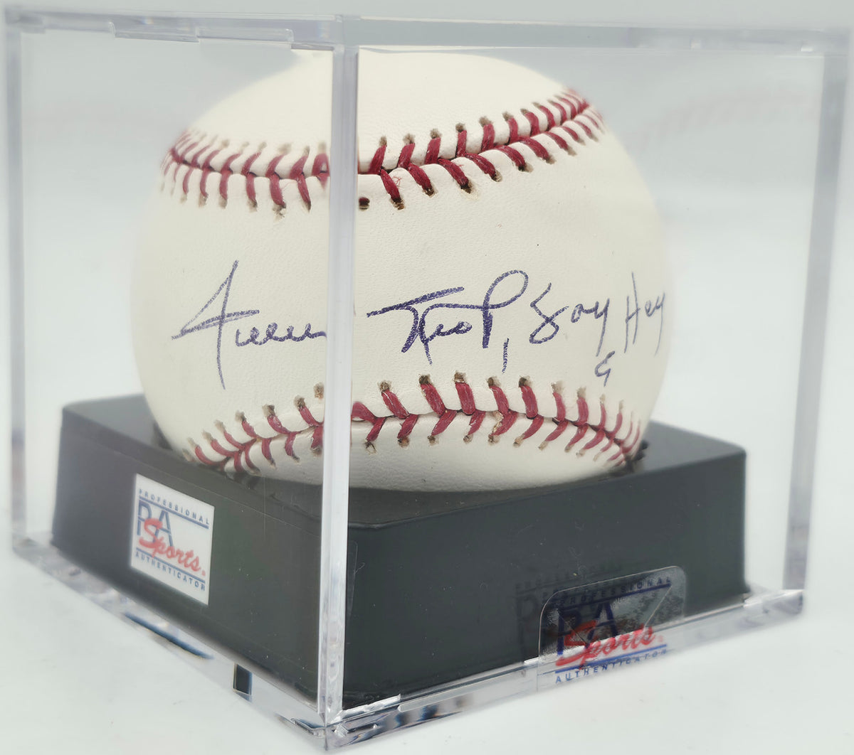 Willie Mays Autographed Official MLB Baseball San Francisco Giants PSA 9 Auto Grade Mint 9 "Say Hey" PSA/DNA #81434781