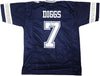 Dallas Cowboys Trevon Diggs Autographed Blue Jersey TriStar Stock #233663