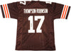 Cleveland Browns Dorian Thompson-Robinson Autographed Brown Jersey Beckett BAS Witness Stock #233370