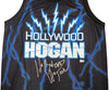 WWE Hulk Hogan Autographed Black Jersey "Hollywood Hogan" Beckett BAS Witness Stock #233368
