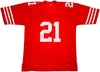 San Francisco 49ers Frank Gore Autographed Red Jersey JSA Stock #233380