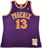 Phoenix Suns Steve Nash Autographed Purple Authentic Mitchell & Ness 2005-06 Hardwood Classic Swingman Jersey Size XL Beckett BAS Witness Stock #233680